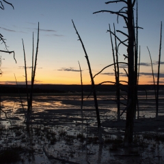 Sunset at Artists Paint Pots