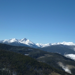 Peaks seen from Vail