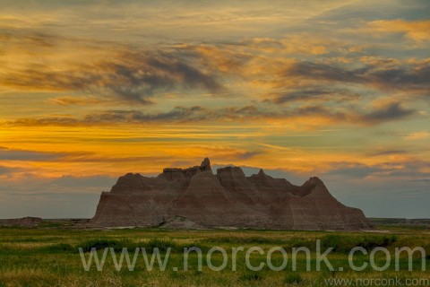 Badlands Sunset