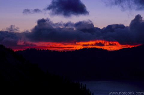 Crater Lake Sunset
