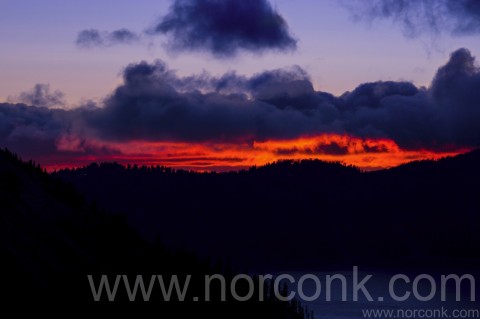 Crater Lake Sunset