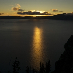 Sunrise over Crater Lake