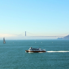 Golden Gate from Alcatraz