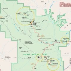 Arches National Park Map