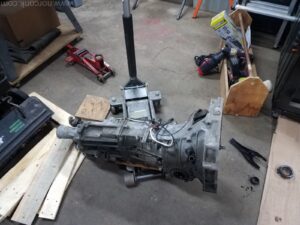 Transmission removed