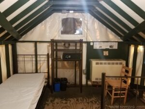 Yurt inside