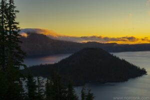 Sunrise over Crater Lake