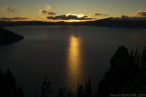 Sunrise over Crater Lake