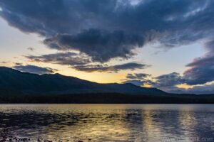 Sunset over Lake McDonald