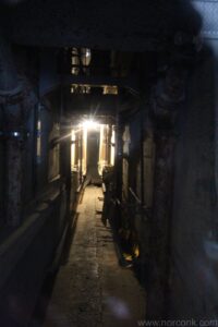 Alcatraz escape utility corridor.