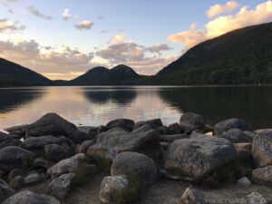 Jordan Pond Sunset