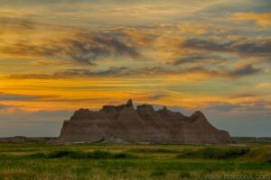 Badlands Sunset