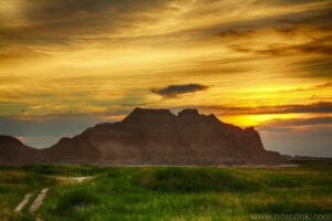 Badlands Sunset