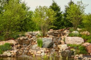 Radiology Garden Fountain