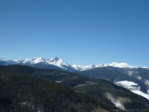 Peaks seen from Vail