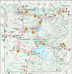 Yellowstone Park Map